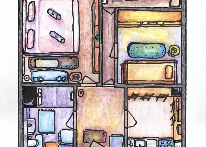 Daire - Zen Haven Luxurious 3-room Japanese-themed With King-size Beds, Balcony, Bamboo Accents, Entertainment Galore & Private Parking - Near Airport & Train Station - *